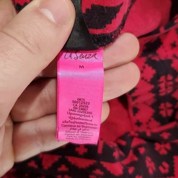 La Senza red and black medium leggings - Picture 4 of 5